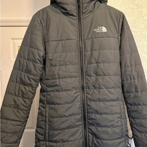The North Face Gray Quilted Puffer Jacket
